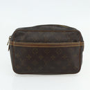 LOUIS VUITTON Monogram Clutch Bag 2 Set LV Auth bs34774-10