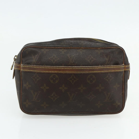 LOUIS VUITTON Monogram Clutch Bag 2 Set LV Auth bs34774