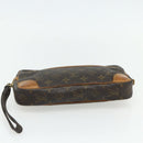 LOUIS VUITTON Monogram Clutch Bag 2 Set LV Auth bs34774-6