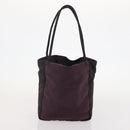 BOTTEGA VENETA Hand Bag Suede Nylon 2 Set Purple Black Auth bs34776-11
