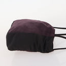 BOTTEGA VENETA Hand Bag Suede Nylon 2 Set Purple Black Auth bs34776-12