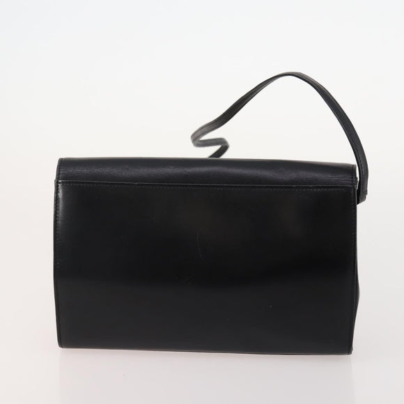GIVENCHY Shoulder Bag Leather 2 Set Black Auth bs34777