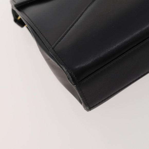 GIVENCHY Shoulder Bag Leather 2 Set Black Auth bs34777