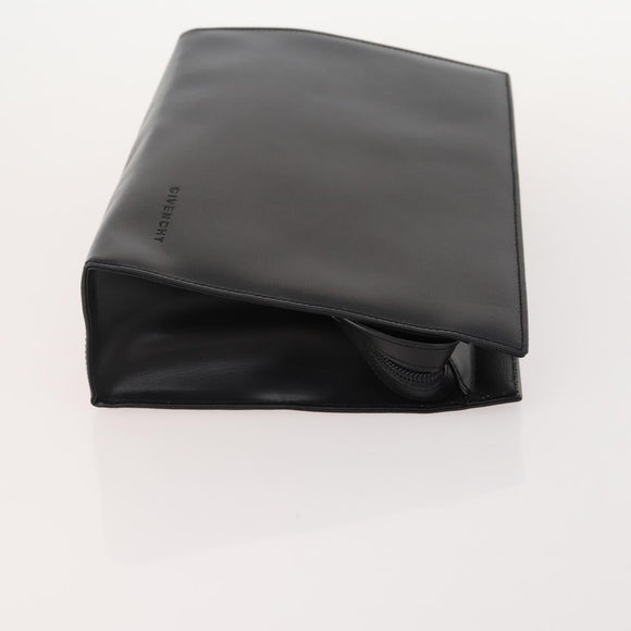GIVENCHY Shoulder Bag Leather 2 Set Black Auth bs34777