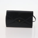 GIVENCHY Shoulder Bag Leather 2 Set Black Auth bs34777-9