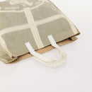 FENDI Pecan Canvas Bag PVC Coated Canvas 2 Set Gray Black Brown Auth bs34778-5