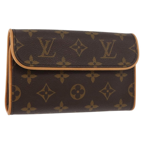 LOUIS VUITTON Monogram Pochette Florentine Waist bag M51855 LV Auth bs34780