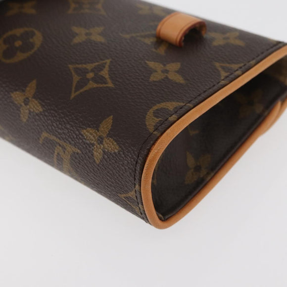 LOUIS VUITTON Monogram Pochette Florentine Waist bag M51855 LV Auth bs34780