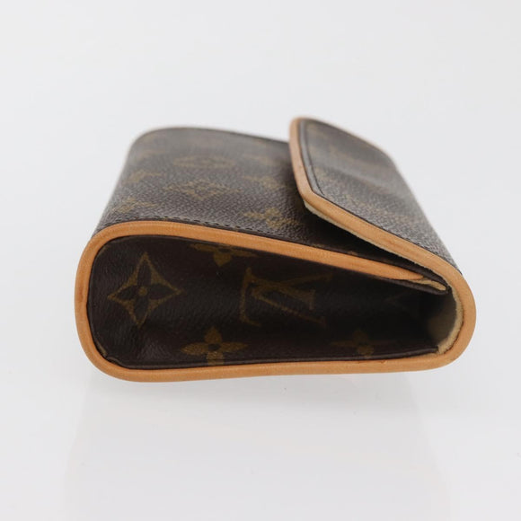 LOUIS VUITTON Monogram Pochette Florentine Waist bag M51855 LV Auth bs34780