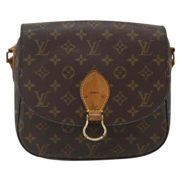 LOUIS VUITTON Monogram Saint Cloud GM Shoulder Bag M51242 LV Auth bs34782