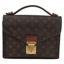 LOUIS VUITTON Monogram Monceau 28 Hand Bag M51185 LV Auth bs34783-2