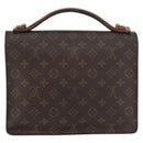 LOUIS VUITTON Monogram Monceau 28 Hand Bag M51185 LV Auth bs34783-3