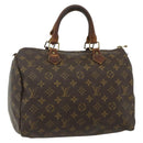 LOUIS VUITTON Monogram Speedy 30 Hand Bag M41526 LV Auth bs34784-1