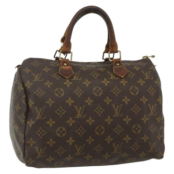 LOUIS VUITTON Monogram Speedy 30 Hand Bag M41526 LV Auth bs34784