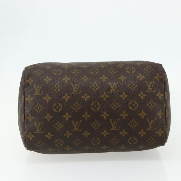 LOUIS VUITTON Monogram Speedy 30 Hand Bag M41526 LV Auth bs34784