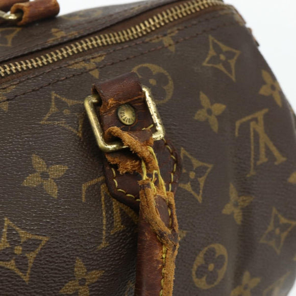 LOUIS VUITTON Monogram Speedy 30 Hand Bag M41526 LV Auth bs34784