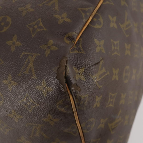 LOUIS VUITTON Monogram Keepall 55 Boston Bag M41424 LV Auth bs34787