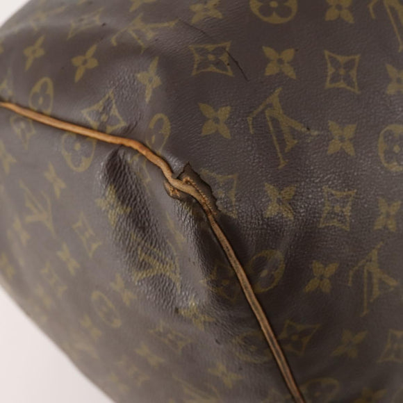 LOUIS VUITTON Monogram Keepall 55 Boston Bag M41424 LV Auth bs34787