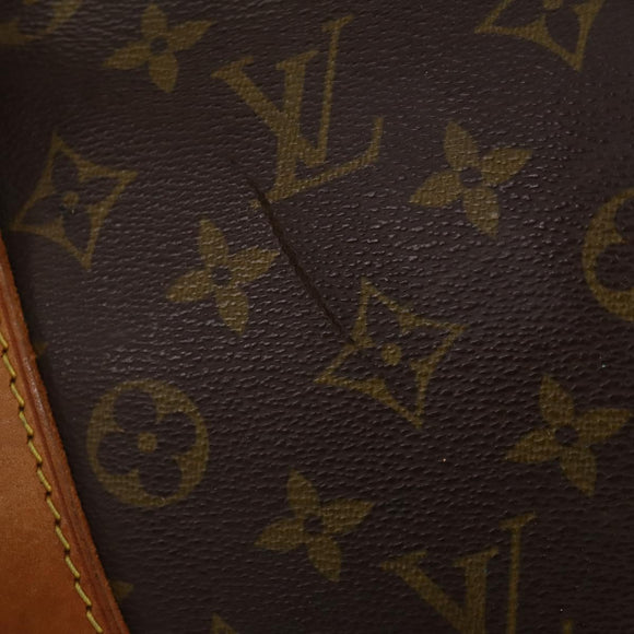 LOUIS VUITTON Monogram Keepall 55 Boston Bag M41424 LV Auth bs34787