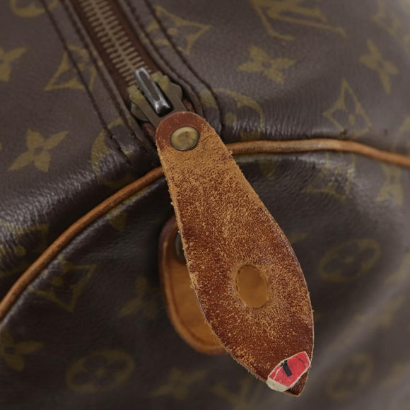 LOUIS VUITTON Monogram Keepall 55 Boston Bag M41424 LV Auth bs34787