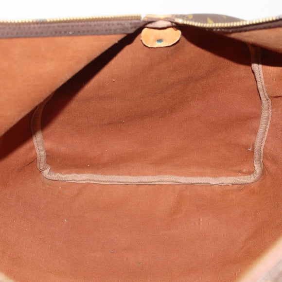 LOUIS VUITTON Monogram Keepall 55 Boston Bag M41424 LV Auth bs34787