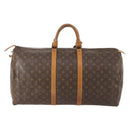 LOUIS VUITTON Monogram Keepall 55 Boston Bag M41424 LV Auth bs34787-2