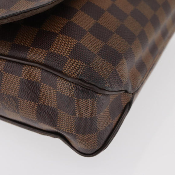 LOUIS VUITTON Damier Ebene District MM Shoulder Bag N41212 LV Auth bs34791