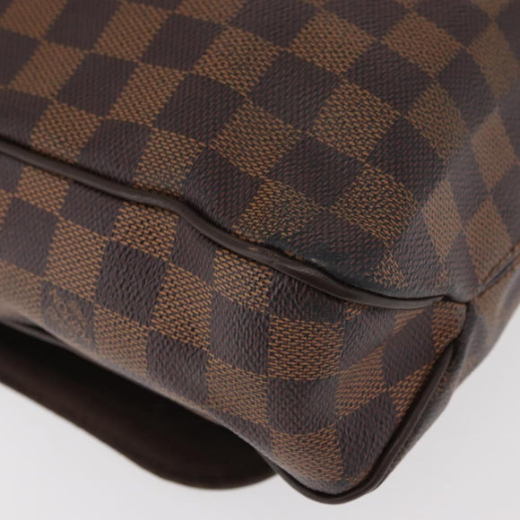 LOUIS VUITTON Damier Ebene District MM Shoulder Bag N41212 LV Auth bs34791