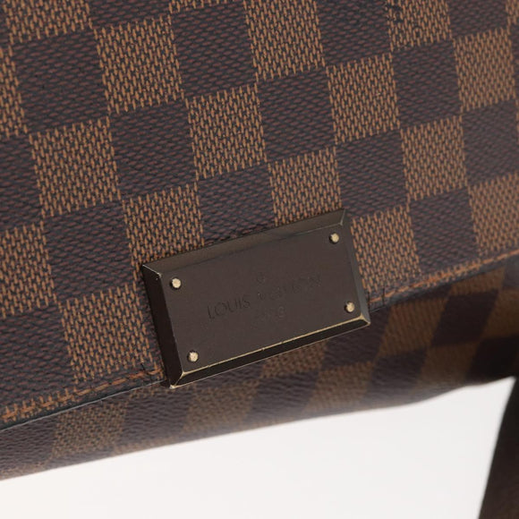LOUIS VUITTON Damier Ebene District MM Shoulder Bag N41212 LV Auth bs34791