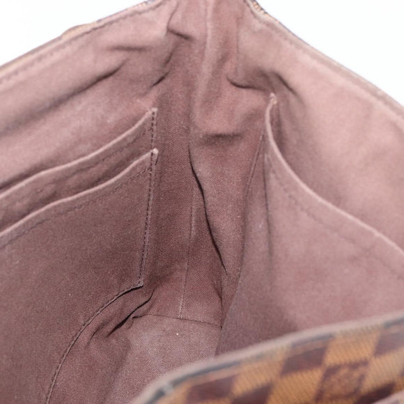 LOUIS VUITTON Damier Ebene District MM Shoulder Bag N41212 LV Auth bs34791