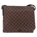 LOUIS VUITTON Damier Ebene District MM Shoulder Bag N41212 LV Auth bs34791-13
