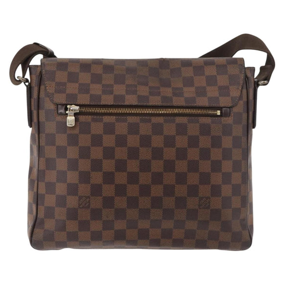 LOUIS VUITTON Damier Ebene District MM Shoulder Bag N41212 LV Auth bs34791