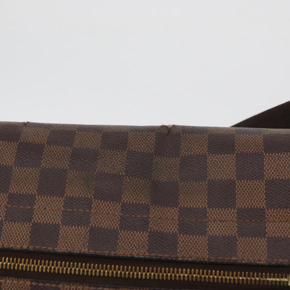 LOUIS VUITTON Damier Ebene District MM Shoulder Bag N41212 LV Auth bs34791