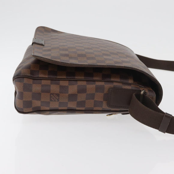LOUIS VUITTON Damier Ebene District MM Shoulder Bag N41212 LV Auth bs34791