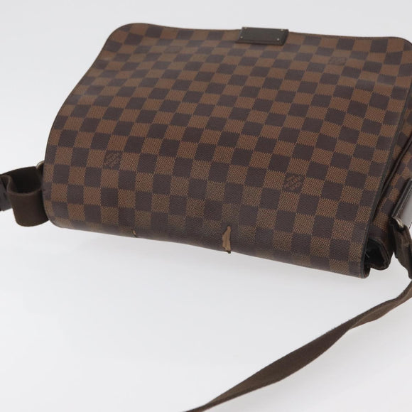 LOUIS VUITTON Damier Ebene District MM Shoulder Bag N41212 LV Auth bs34791