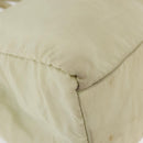 PRADA Hand Bag Nylon Beige Silver Auth bs34795-14