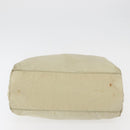 PRADA Hand Bag Nylon Beige Silver Auth bs34795-5