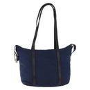 PRADA Tote Bag Nylon Navy Silver Auth bs34796-13