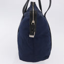 PRADA Tote Bag Nylon Navy Silver Auth bs34796-4