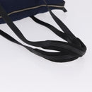 PRADA Tote Bag Nylon Navy Silver Auth bs34796-7
