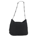 PRADA Shoulder Bag Nylon Black Silver Auth bs34797-1