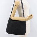PRADA Shoulder Bag Nylon Black Silver Auth bs34797-24