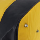 PRADA Shoulder Bag Nylon Yellow Silver Auth bs34799A-17