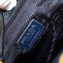 PRADA Shoulder Bag Nylon Yellow Silver Auth bs34799A-22