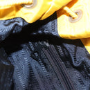 PRADA Shoulder Bag Nylon Yellow Silver Auth bs34799A-25