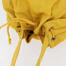 PRADA Shoulder Bag Nylon Yellow Silver Auth bs34799A-7