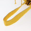 PRADA Shoulder Bag Nylon Yellow Silver Auth bs34799A-8
