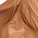 CELINE Macadam Canvas Shoulder Bag PVC Leather Brown Gold Auth bs34803-22