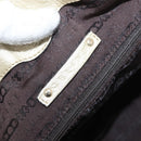 CELINE Hand Bag Leather 2way Gold Auth bs34804A-20