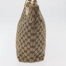 GUCCI GG Canvas Tote Bag Beige Gold 120836 Auth bs34806-4